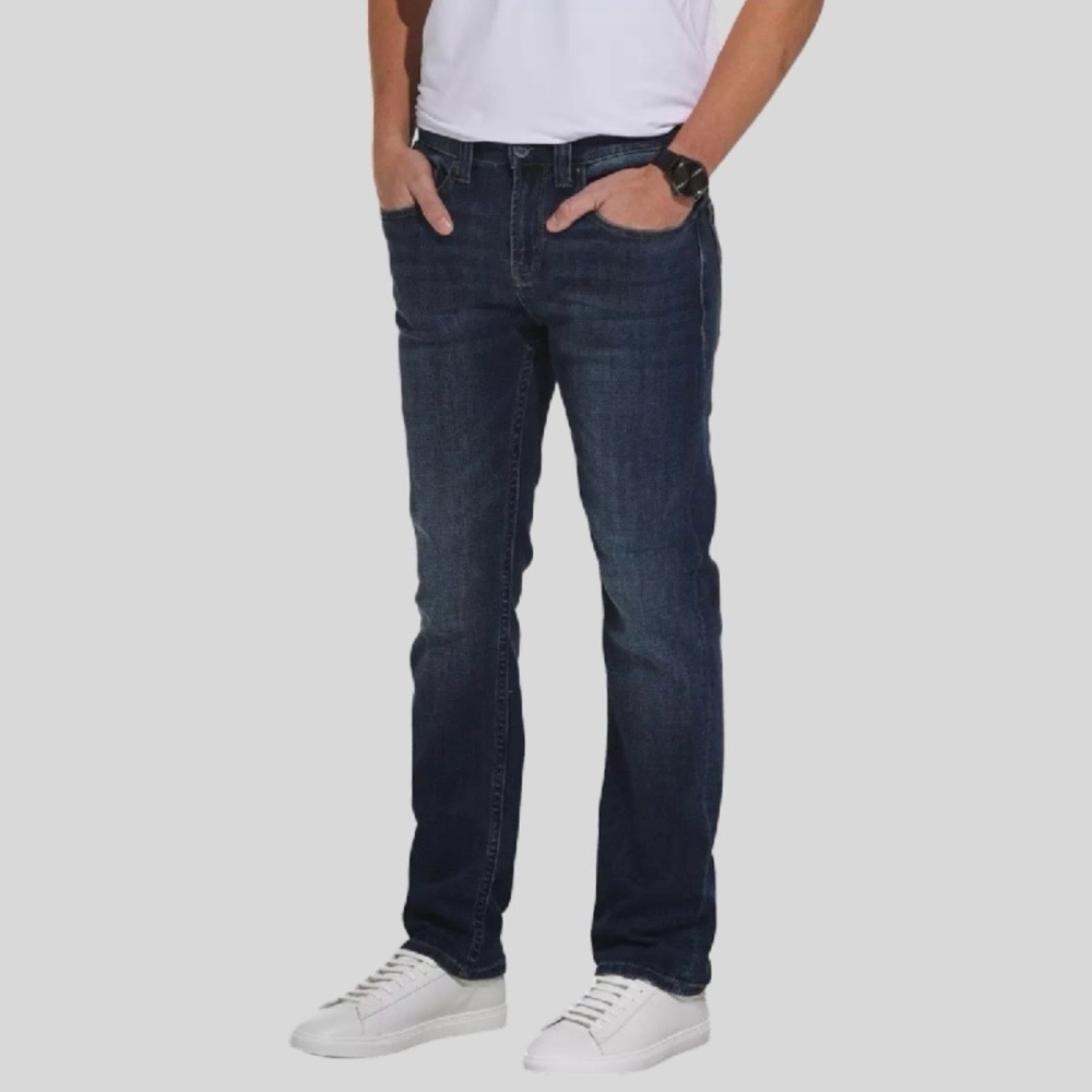 Seeded & Sewn Nathan Slim Fit Straight Jeans - Size 32x34